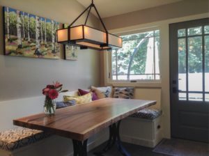 Booth Kitchen Eating Area